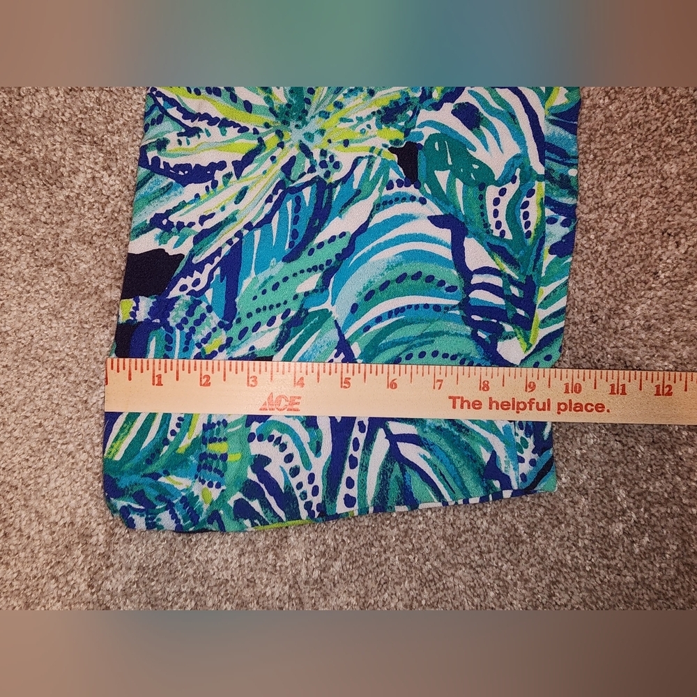 Lilly Pulitzer's Islamorada Beach Palazzo Pants size‎ small, blue, green & white - Picture 8 of 12